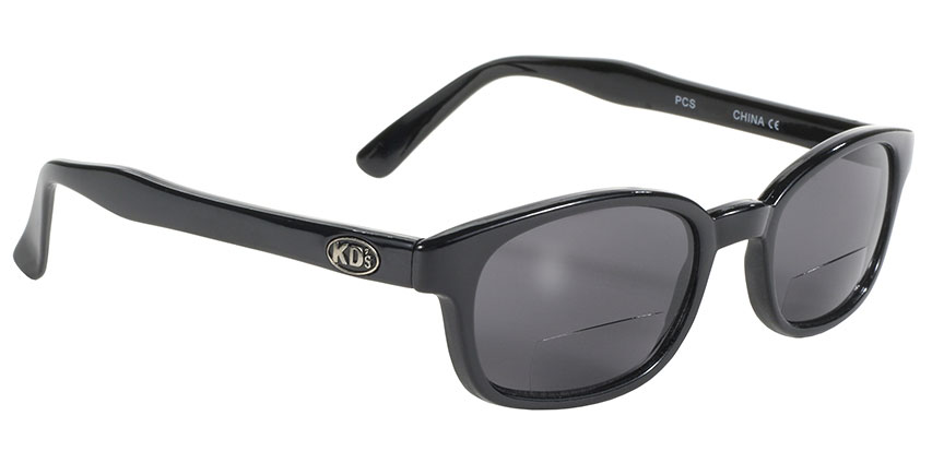 X-KD Bi-Focal Readerz Smoke Lens 2.50 Motorcycle sunglass readers, motorcycle sunglass bi-focals, motorcycle bifocals 2.50, XKD readers, biker bifocal sunglasses, XKD bi-focal sunglasses