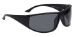 Bigfoot Matte Blk Frame/Smoke Lens Wrap Sunglass - 4480