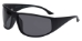 Bigfoot Matte Blk Frame/Smoke Lens Wrap Sunglass - 4480