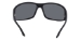 Bigfoot Matte Blk Frame/Smoke Lens Wrap Sunglass - 4480