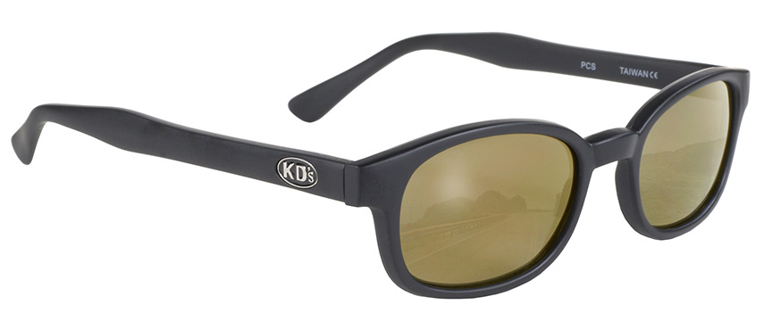 KDs - 2000 Gold Mirror kd sunglasses, biker sunglasses, motorcycle sunglasses, cheap motorcycle sunglasses