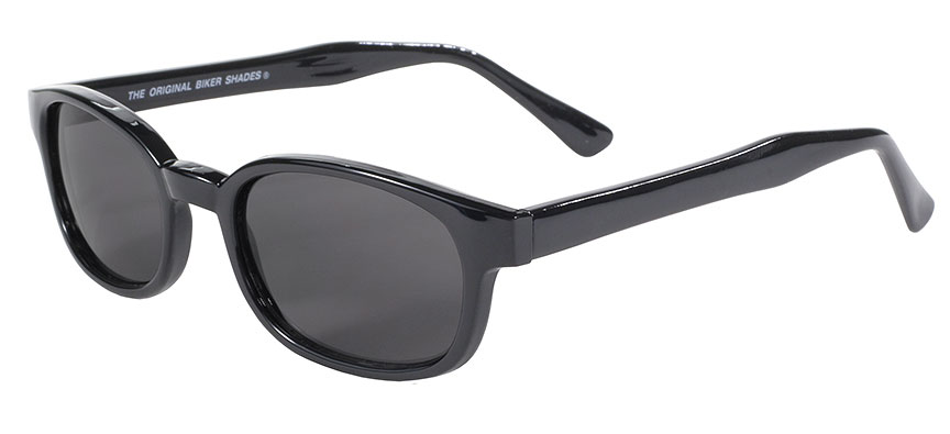 KD's Sunglasses Original Biker Shades Motorcycle Black Smoke Lens 2010 