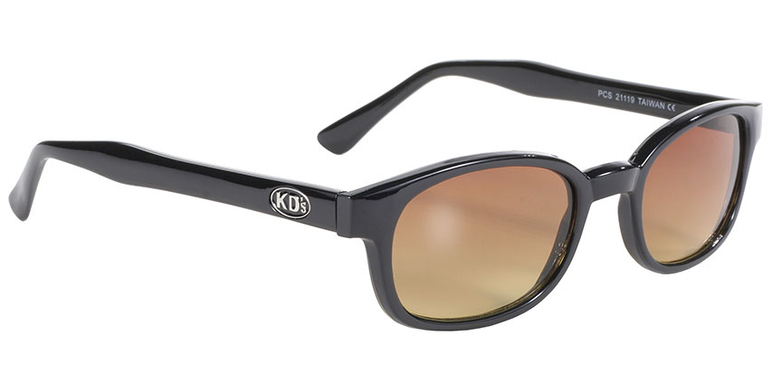 KDs - 21119 Blue Buster Amber kd yellow lens, brown fade lens, bluebuster lens, biker sunglasses, kd sunglasses, xkd sunglasses 