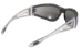 Heat - 4440 Light Silver Mirror Lens/Silver Metal Flames - 4440