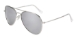 Aviator - 80010 Smoke Silver Mirror/Silver - 80010