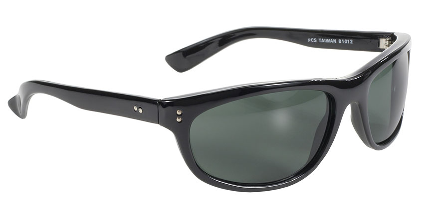 Dirty Harry - 81012 Grey Green Lens/Black Most popular wrap motorcycle sunglass, gray-green lens, cheap sunglasses with good quality, bestselling sunglasses